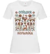 Женская футболка Опішня кераміка Белый фото