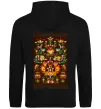 Мужская толстовка (худи) Решетилівський килим Черный фото