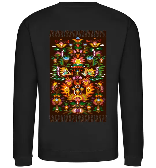 Свитшот Решетилівський килим Черный фото