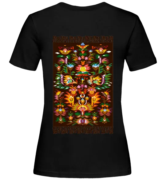 Женская футболка Решетилівський килим Черный фото