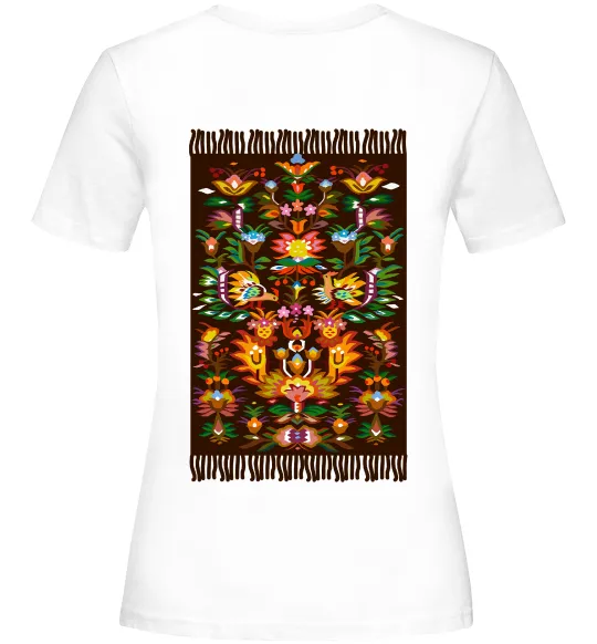 Женская футболка Решетилівський килим Белый фото