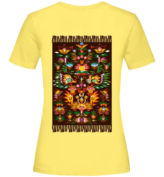 Женская футболка Решетилівський килим Лимонный фото