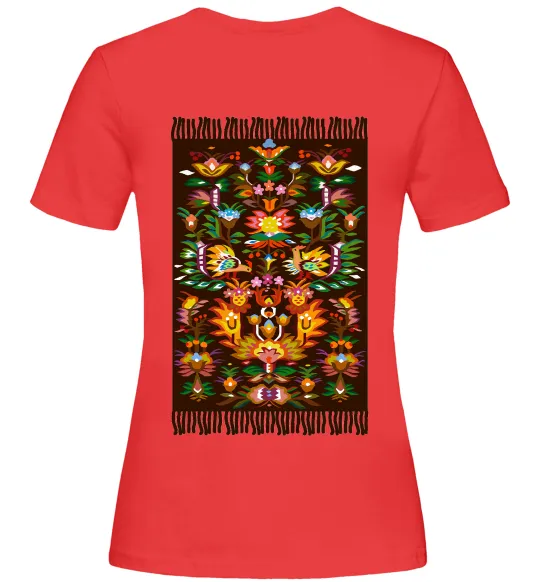 Женская футболка Решетилівський килим Красный фото