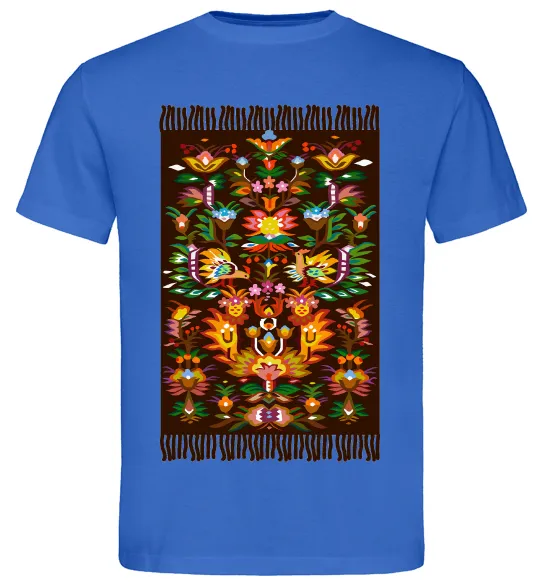 Мужская футболка Решетилівський килим Ярко-синий фото