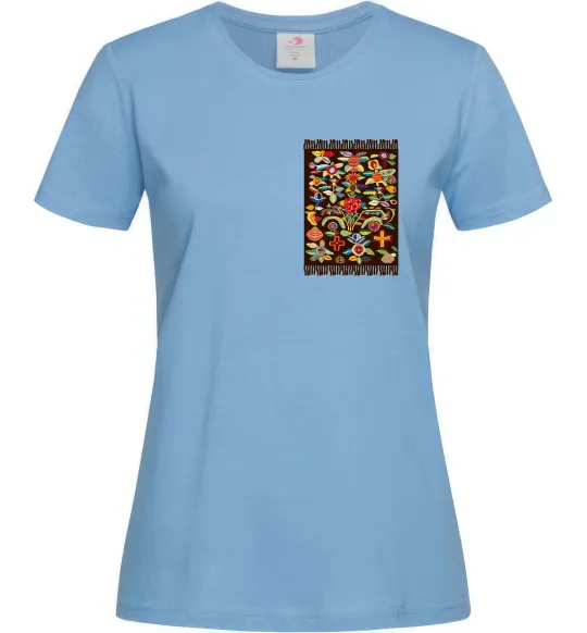 Женская футболка Решетилівські килими Голубой фото