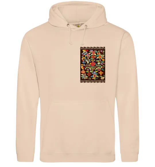 Жіноча толстовка (худі) Решетилівські килими Пісочний фото