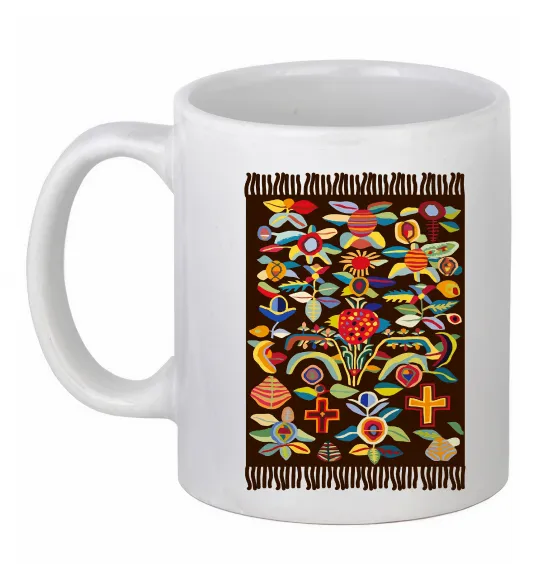 Чашка керамическая Решетилівські килими Белый фото