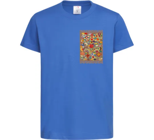 Детская футболка Решетилівські килими Ярко-синий фото