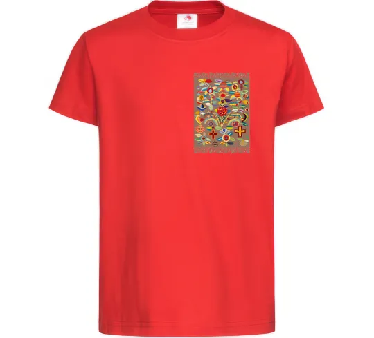 Детская футболка Решетилівські килими Красный фото