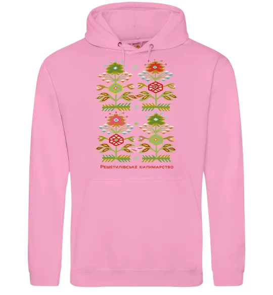 Мужская толстовка (худи) Решетилівське килимарство Розовый фото