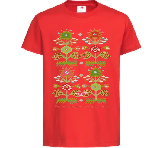 Детская футболка Решетилівське килимарство Красный фото
