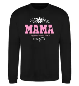 Свитшот Мама серденько Черный фото