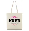 Эко-сумка Мама серденько Бежевый фото