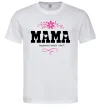 Мужская футболка Мама серденько Белый фото