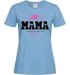 Женская футболка Мама серденько Голубой фото