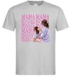Мужская футболка Мама Матуся Серый фото
