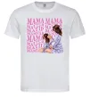 Мужская футболка Мама Матуся Белый фото