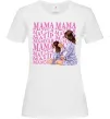 Женская футболка Мама Матуся Белый фото