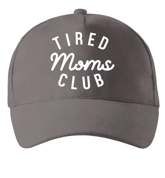 Кепка Tired moms club Сірий фото