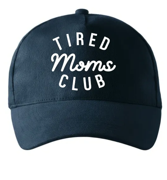 Кепка Tired moms club Темно-синій фото