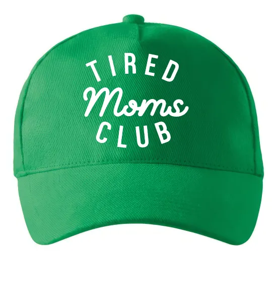 Кепка Tired moms club Зелений фото