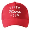 Кепка Tired moms club Червоний фото