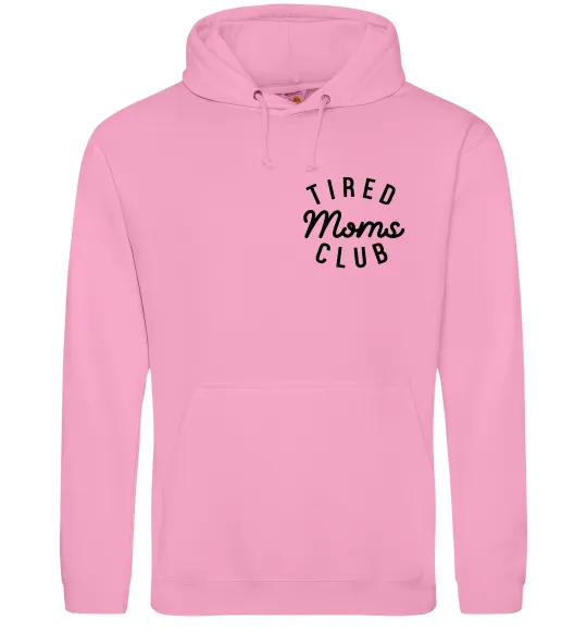 Жіноча толстовка (худі) Tired moms club Рожевий фото
