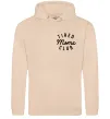 Жіноча толстовка (худі) Tired moms club Пісочний фото