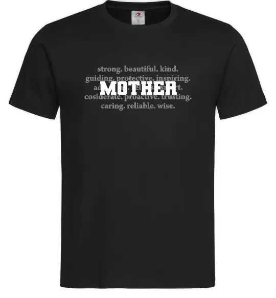 Мужская футболка Mother Черный фото