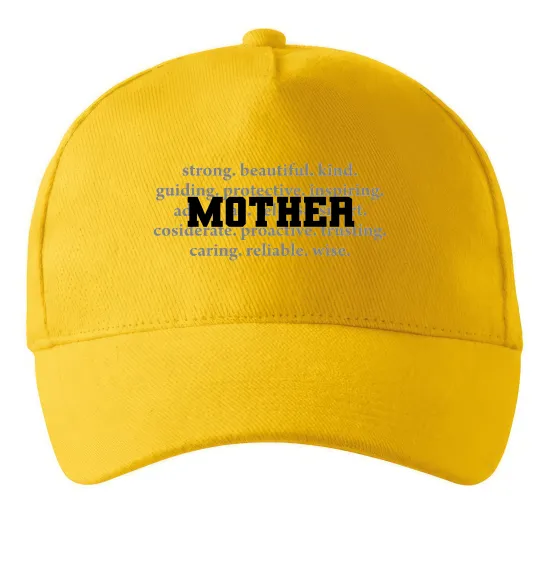 Кепка Mother Солнечно желтый фото