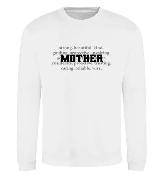 Свитшот Mother Белый фото