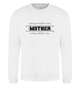 Свитшот Mother Белый фото