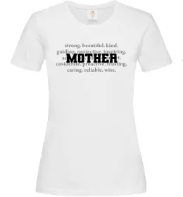 Женская футболка Mother Белый фото