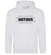 Женская толстовка (худи) Mother Серый меланж фото