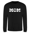 Світшот Mom heart of family Чорний фото