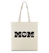 Эко-сумка Mom heart of family Бежевый Эко-сумка Mom heart of family Бежевый фото