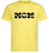 Мужская футболка Mom heart of family Лимонный фото