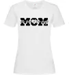 Женская футболка Mom heart of family Белый Женская футболка Mom heart of family Белый фото