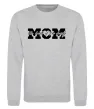 Свитшот Mom heart of family Серый меланж Свитшот Mom heart of family Серый меланж фото