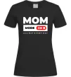 Женская футболка Mom mode on Черный фото