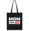 Эко-сумка Mom mode on Черный Эко-сумка Mom mode on Черный фото