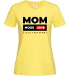 Женская футболка Mom mode on Лимонный фото