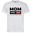 Мужская футболка Mom mode on Белый фото