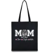 Эко-сумка Mom est Черный фото