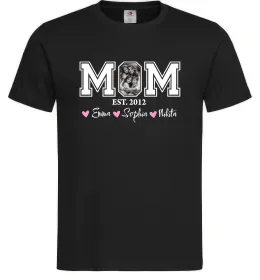 Мужская футболка Best mom ever flowers Белый фото