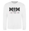 Свитшот Mom est Белый фото