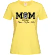 Женская футболка Mom est Лимонный фото