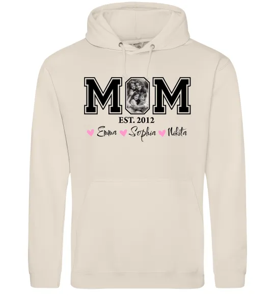 Женская толстовка (худи) Mom est Таш фото