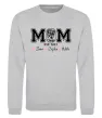 Свитшот Mom est Серый меланж фото