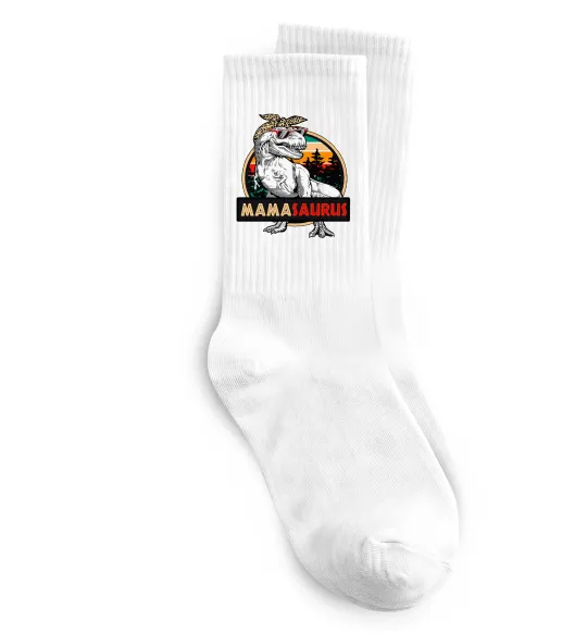 Носки Mamasaurus Белый фото